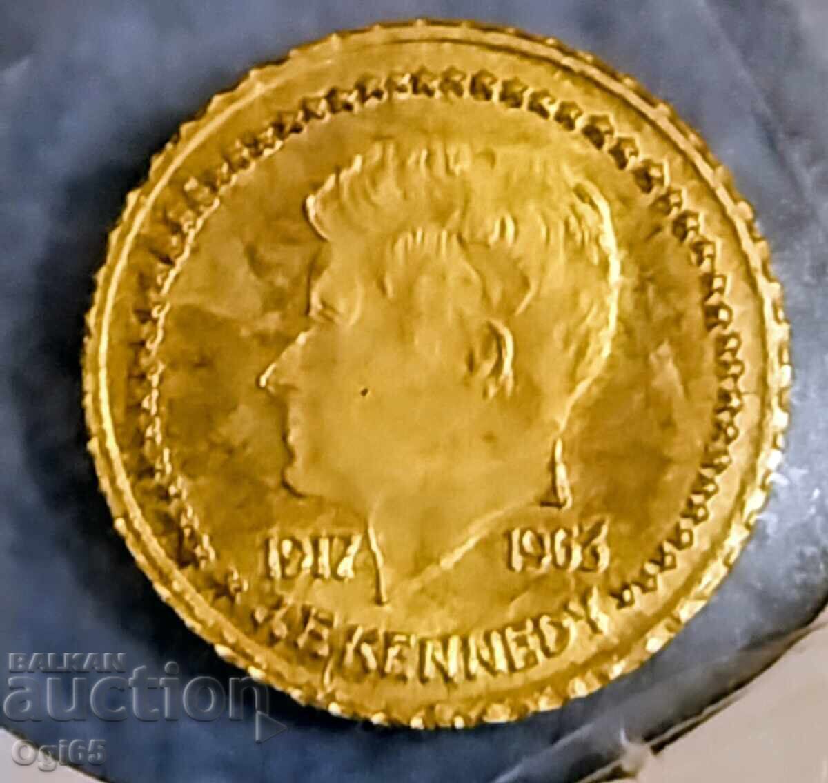 KENEDI USA Χρυσά αναμνηστικά μίνι νομίσματα αναπαραγωγή KENEDI USA Χρυσά αναμνηστικά μίνι νομίσματα αναπαραγωγή
