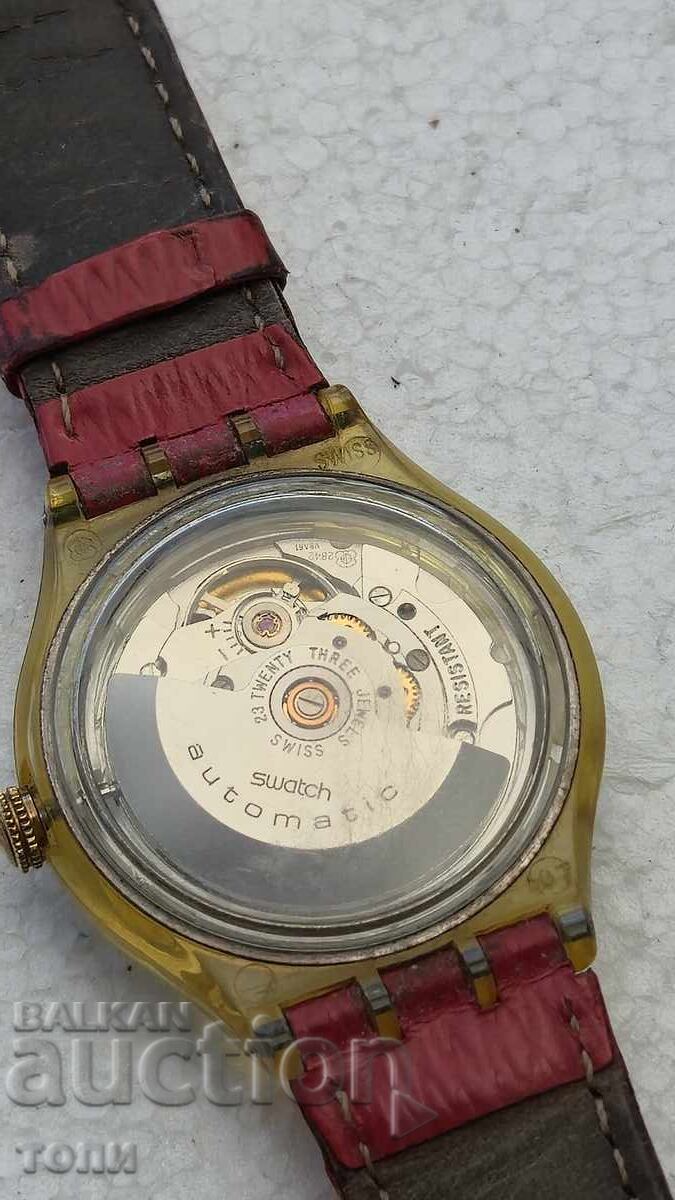 Delivery of SWATCH AUTOMATIC SWISS MADE RARE WORKS NO WARRANTY PRICE ! Delivery of SWATCH AUTOMATIC SWISS MADE RARE WORKS NO WARRANTY PRICE !