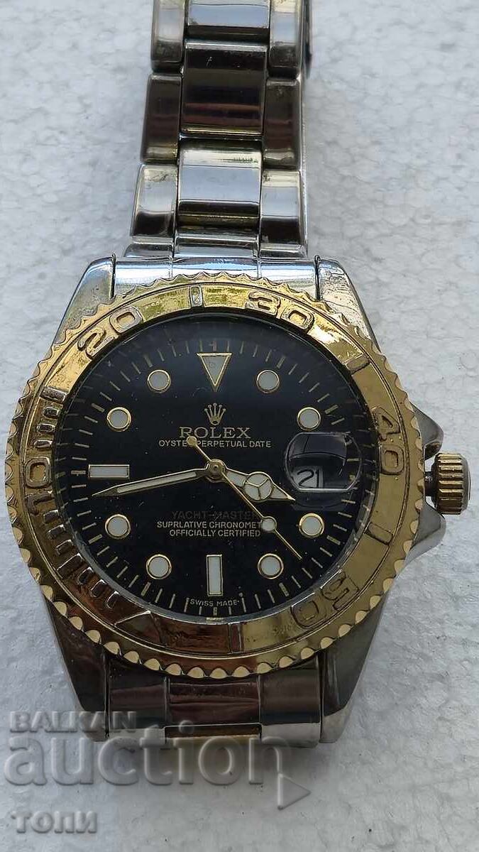 ROLEX QUARTZ RARĂ REPLICĂ NU ȘTIU DACĂ MERGE BZC!!! cu preț € 0.01 | 0.02 BGN