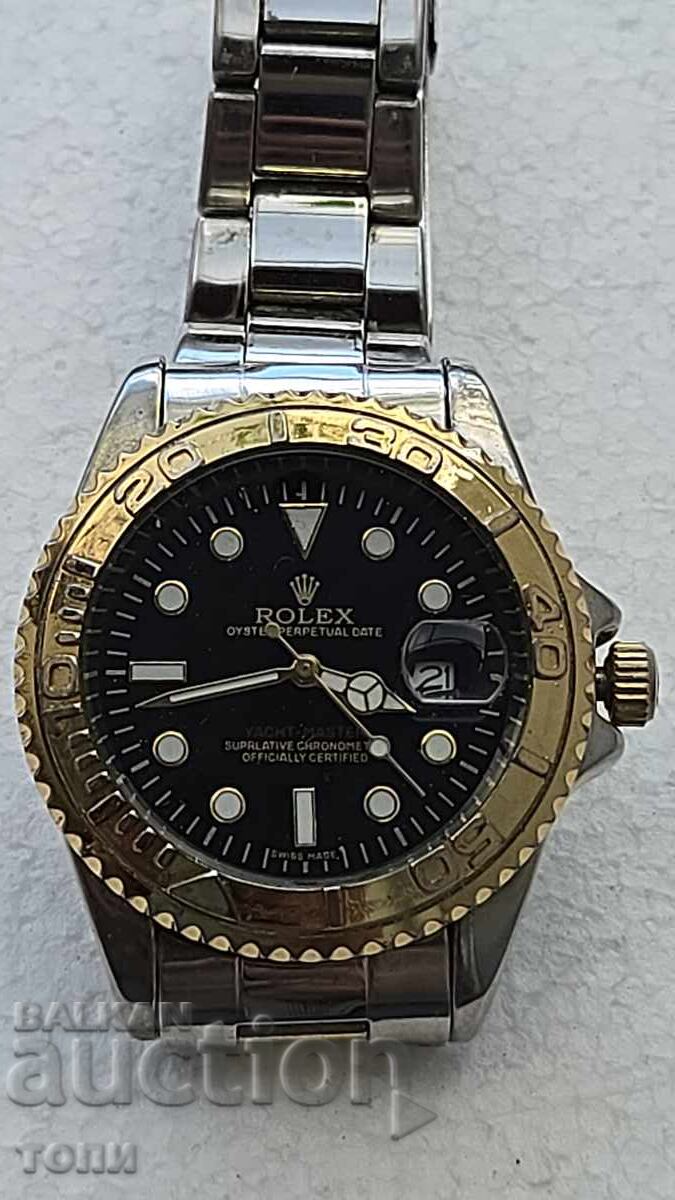 ROLEX QUARTZ RARĂ REPLICĂ NU ȘTIU DACĂ MERGE BZC!!!