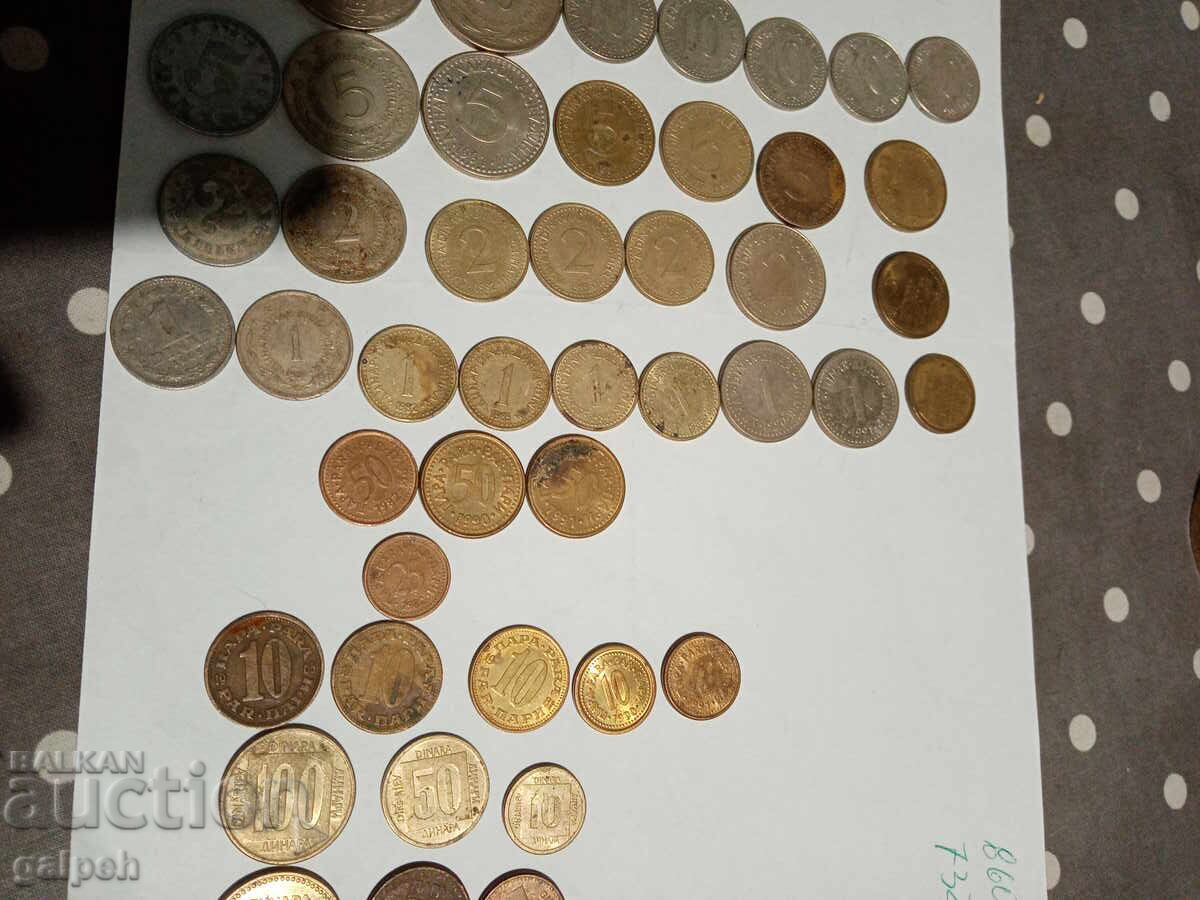 Livrarea LOT MONEDE IUGOSLAVIA - 50 buc. - 10 Euro