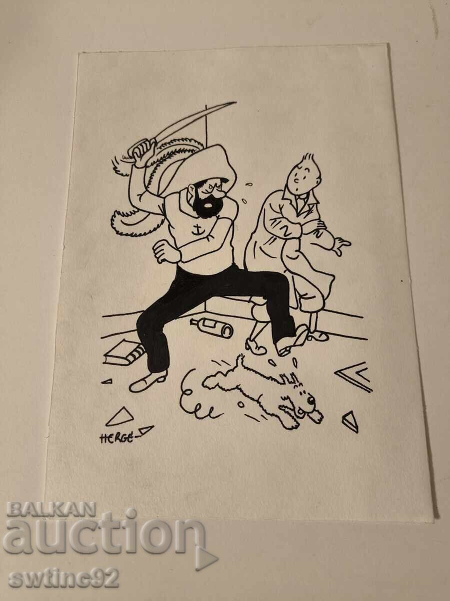 Din nou desen animat cu Tintin pentru copii