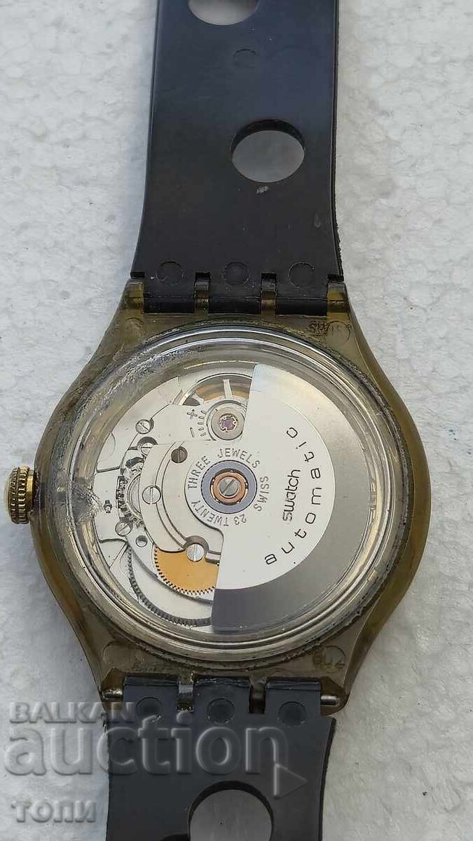 Παράδοση SWATCH AUTOMATIC SWISS MADE ΣΠΑΝΙΟ ΛΕΙΤΟΥΡΓΙΚΟ ΧΩΡΙΣ ΕΓΓΥΗΣΗ ΤΙΜΗ ΣΥΖΗΤΗΣΙΜΗ !