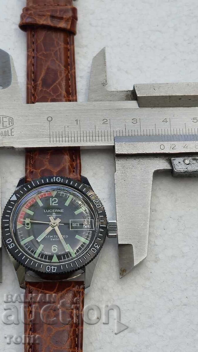 LUCERNE SWISS MADE DARWIN RAR FUNCȚIONEAZĂ FĂRĂ GARANȚIE BZC !!! - 5