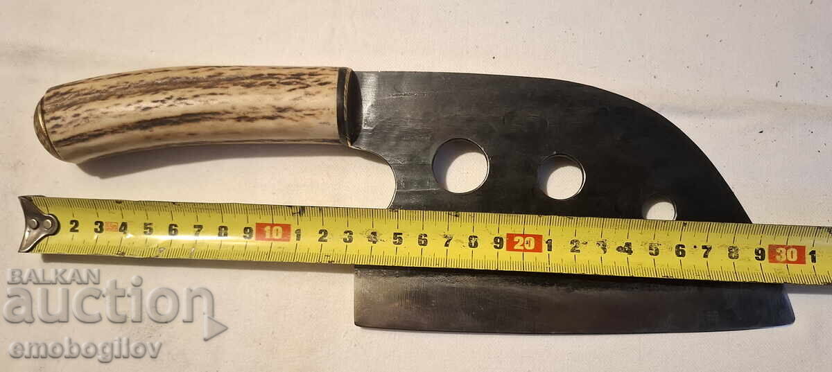 Delivery of Hand-Forged Cleaver-ALMAZAN Deer Antler Sheath UNIQUE