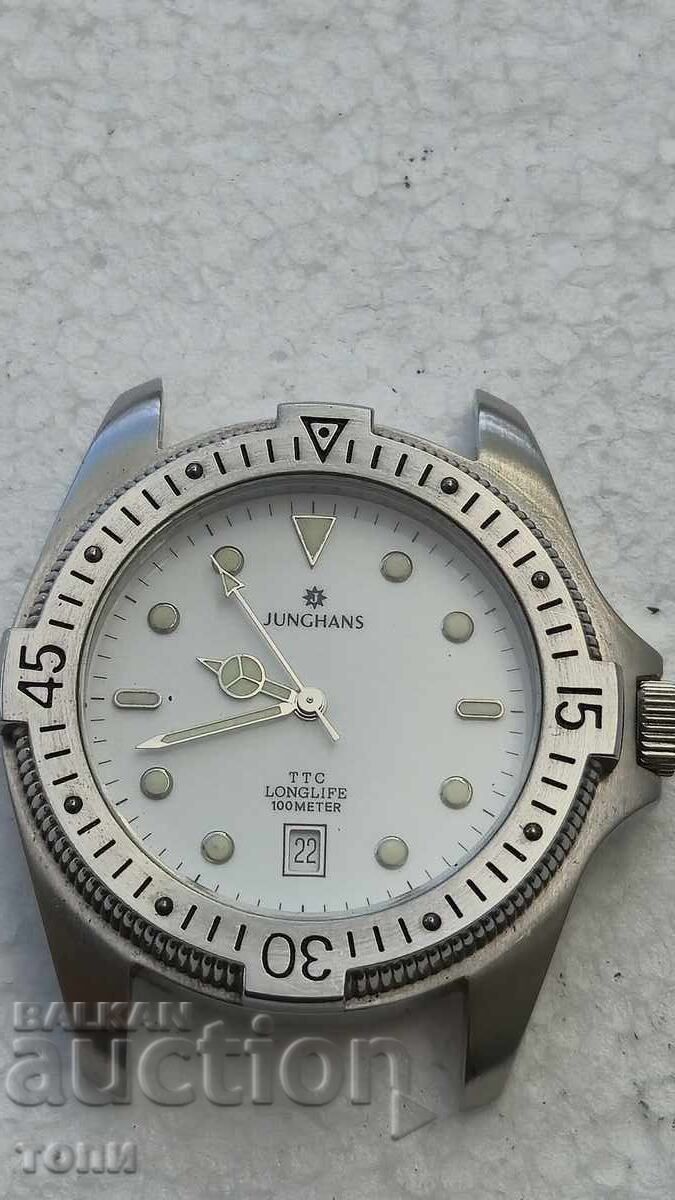 JUNGHANS GERMANY MADE QUARTZ RAR NU ȘTIU DACĂ MERGE BZC cu preț € 11.00 | 21.51 BGN JUNGHANS GERMANY MADE QUARTZ RAR NU ȘTIU DACĂ MERGE BZC cu preț € 11.00 | 21.51 BGN