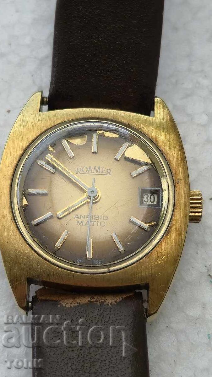 ROAMER AUTOMATIC SWISS РЯДЪК РАБОТИ БЕЗ ГАРАНЦИЯ БЗЦ  !!! с цена € 0.01 | 0.02 лв.