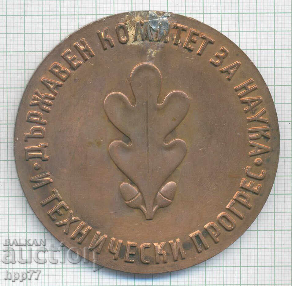 Rare award plaque GOLDEN HANDS State Committee for Science with price € 9.00 | 17.60 BGN