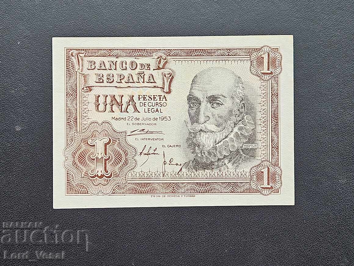 Испания  Сет от 2 х 1 Песета 1951+1953 UNC - 5