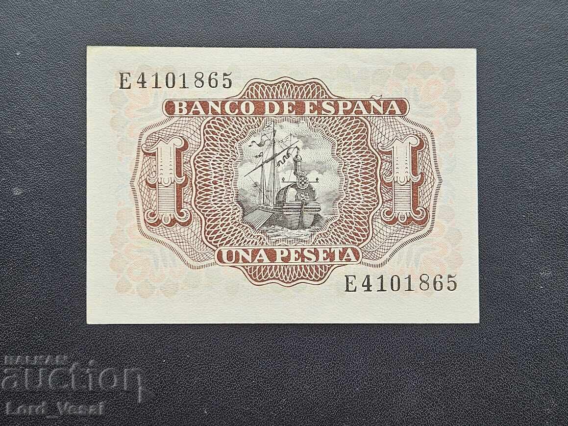 Испания  Сет от 2 х 1 Песета 1951+1953 UNC - 6