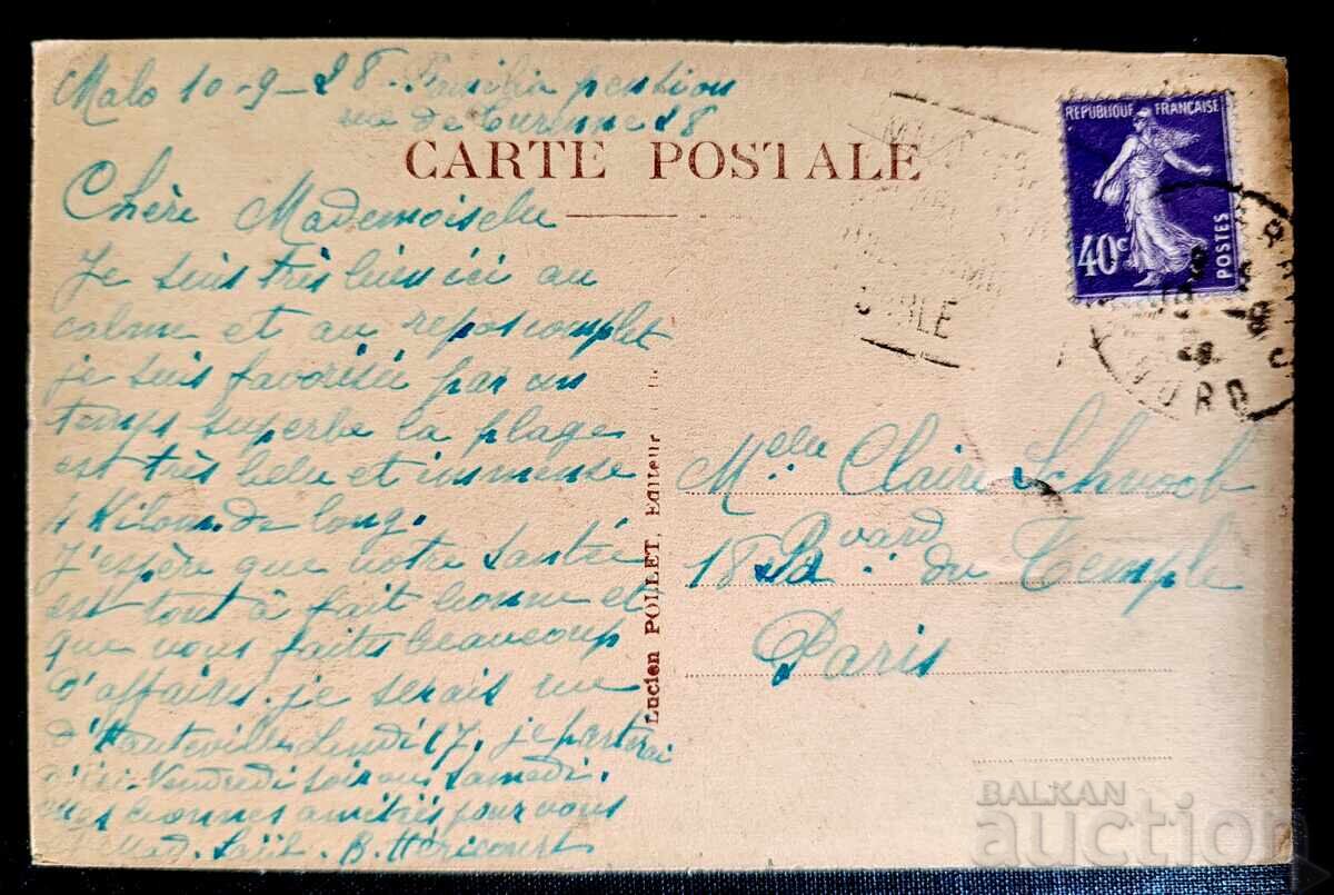 Licitație Carte poștală veche care înfățișează plaja și cazinoul din Malo-les-Bains Licitație Carte poștală veche care înfățișează plaja și cazinoul din Malo-les-Bains