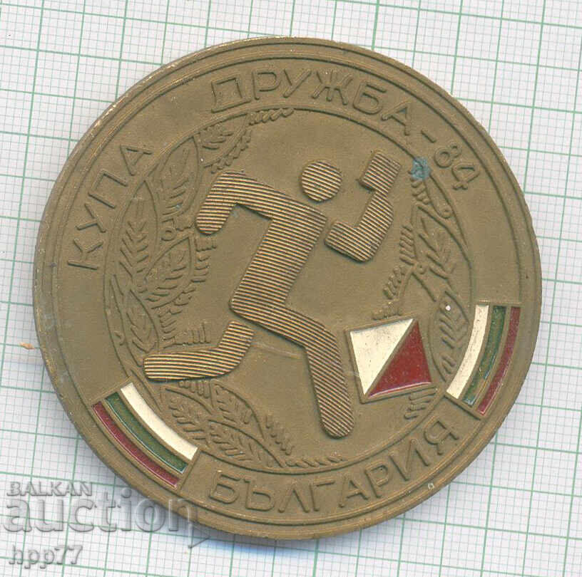 Rare commemorative plaque Orienteering Friendship Cup 1984