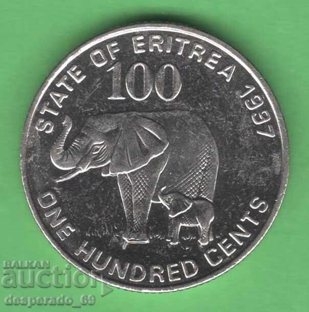 (¯`'•.¸ 100 Cent 1997 ERITREA ¸.•'´¯)