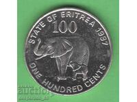(¯`'•.¸ 100 Cent 1997 ERITREA ¸.•'´¯)
