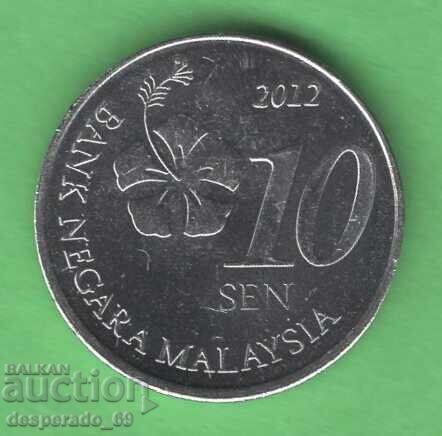 (¯`'•.¸ 10 sept 2012 MALAYSIA UNC ¸.•'´¯)
