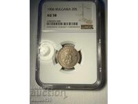20 cents 1906 au58
