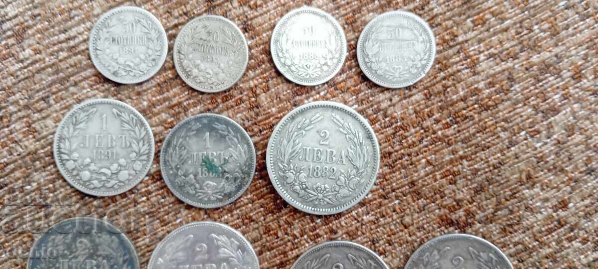 Collection of 19 silver royal coins with price € 1000.00 | 1955.84 BGN