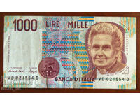 1000 lire, Italia, 1990
