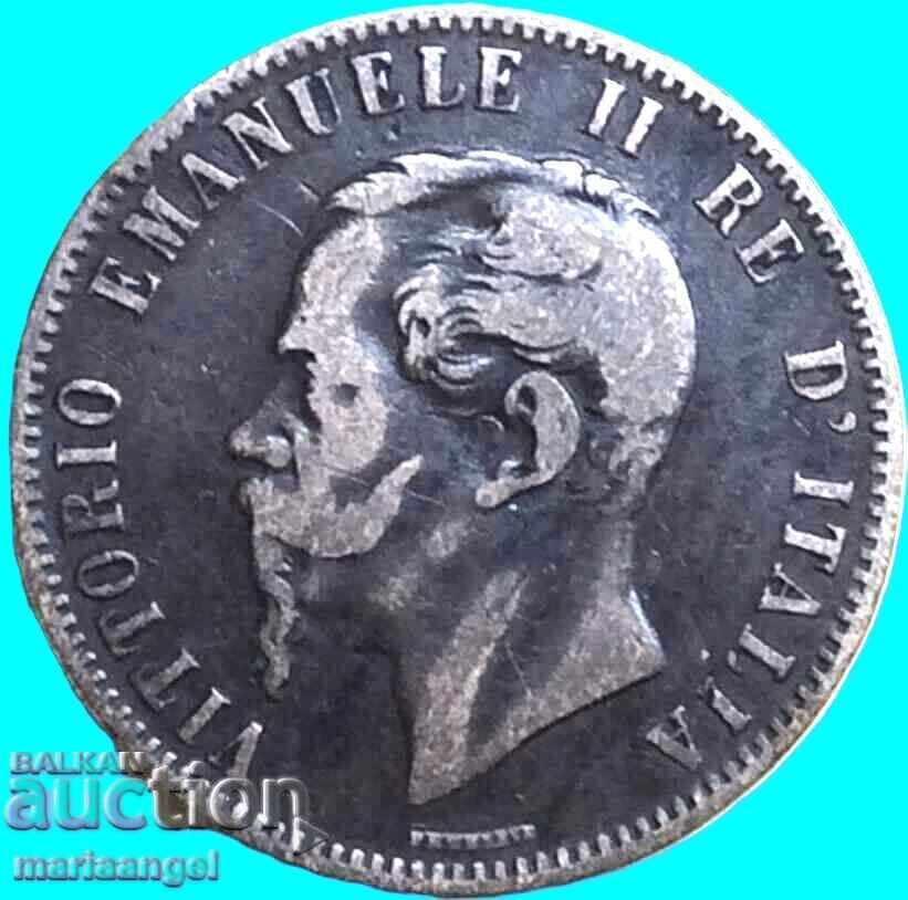 10 centesimi 1862 Italia M-Milano Victor Emanuel 30mm - 5