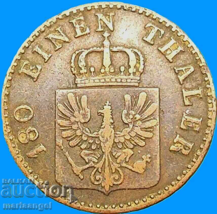 2 Pfennig 1853 Prussia Germany copper coin with price € 5.68 | 11.11 BGN 2 Pfennig 1853 Prussia Germany copper coin with price € 5.68 | 11.11 BGN