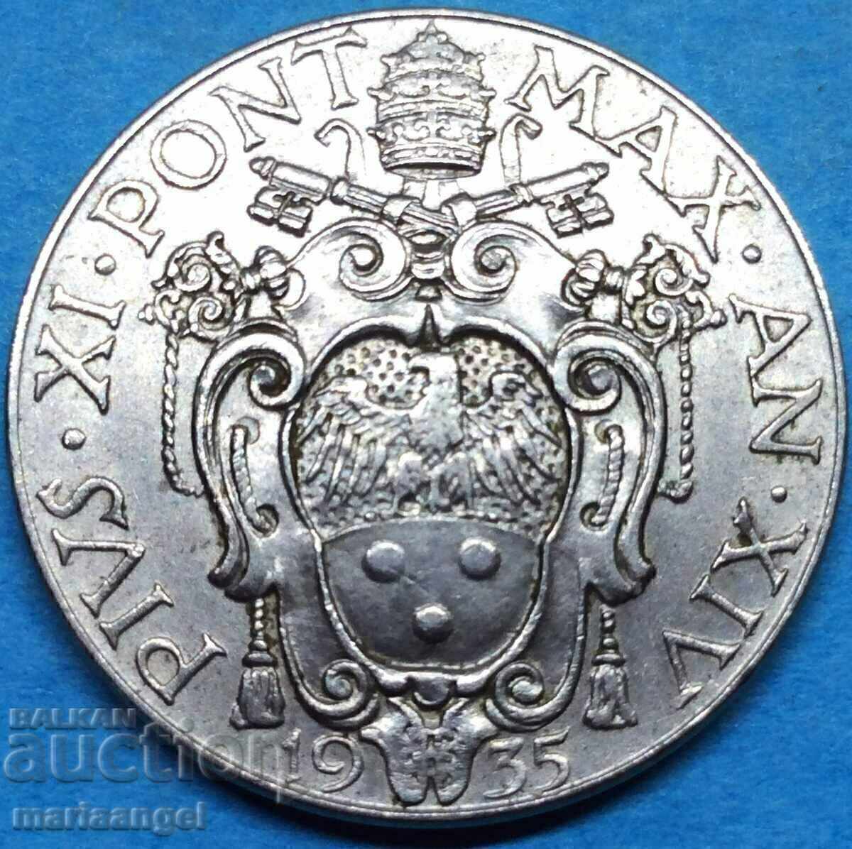 2 λιρέτες 1935 Βατικανό Ιωάννης ο Βαπτιστής - 6