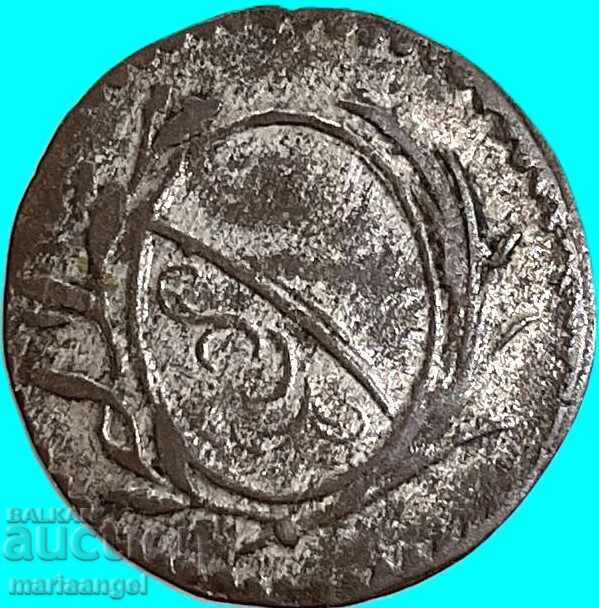 Elveția 3 Halers 1827 - 1841 Cantonul Zurich Billon - 6 Elveția 3 Halers 1827 - 1841 Cantonul Zurich Billon - 6