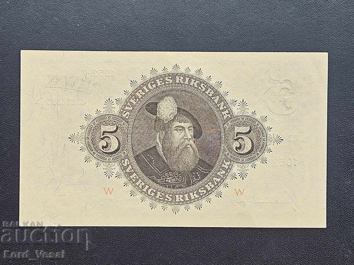 Suedia 5 Coroane 1952 aUNC cu preț € 11.00 | 21.51 BGN