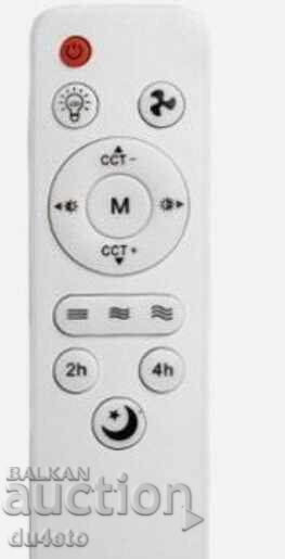 Licitație Ventilator de tavan cu LED, telecomandă și temporizator – silențios, modern