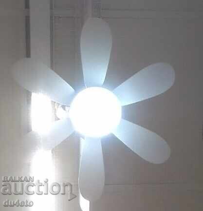 Ventilator de tavan cu LED, telecomandă și temporizator – silențios, modern - 6