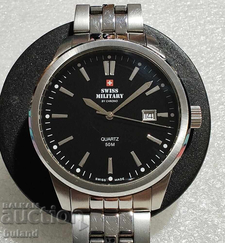 Ceas bărbătesc elvețian din oțel SWISS Military by Chrono cu preț € 32.00 | 62.59 BGN