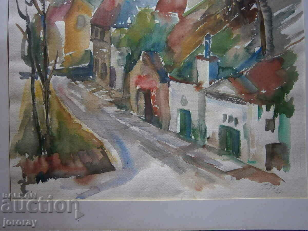 Delivery of Master watercolor 52x47cm