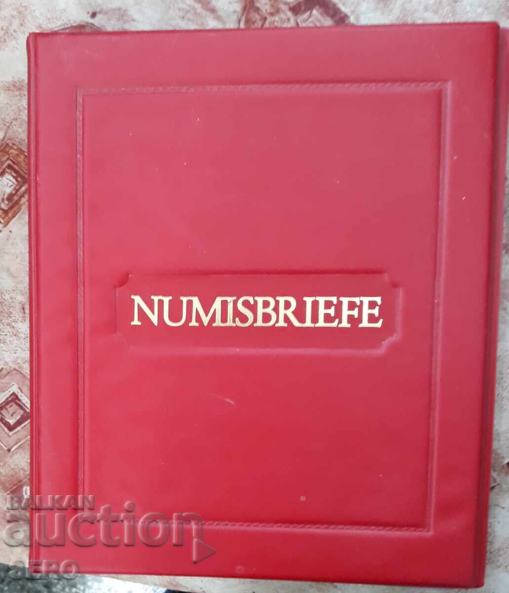Clasor cu 20 de foi pentru plicuri cu monede Clasor cu 20 de foi pentru plicuri cu monede