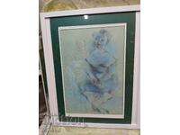 Evstati Marinov – Figurative Composition (Mixed Media)