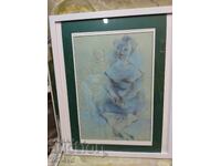 Evstati Marinov – Figurative Composition (Mixed Media)