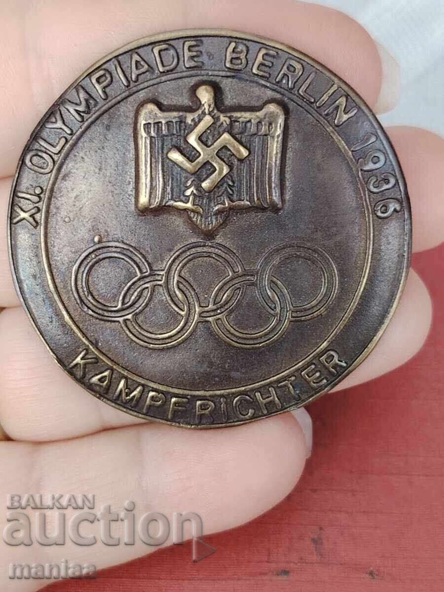 Σήμα 3ο Ράιχ Ολυμπιακοί Αγώνες Βερολίνο 1936 με τιμή € 120.00 | 234.70 BGN Σήμα 3ο Ράιχ Ολυμπιακοί Αγώνες Βερολίνο 1936 με τιμή € 120.00 | 234.70 BGN