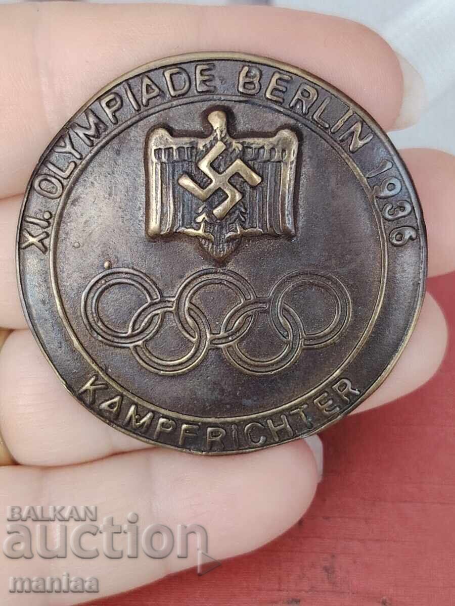 Δημοπρασία Σήμα 3ο Ράιχ Ολυμπιακοί Αγώνες Βερολίνο 1936 Δημοπρασία Σήμα 3ο Ράιχ Ολυμπιακοί Αγώνες Βερολίνο 1936
