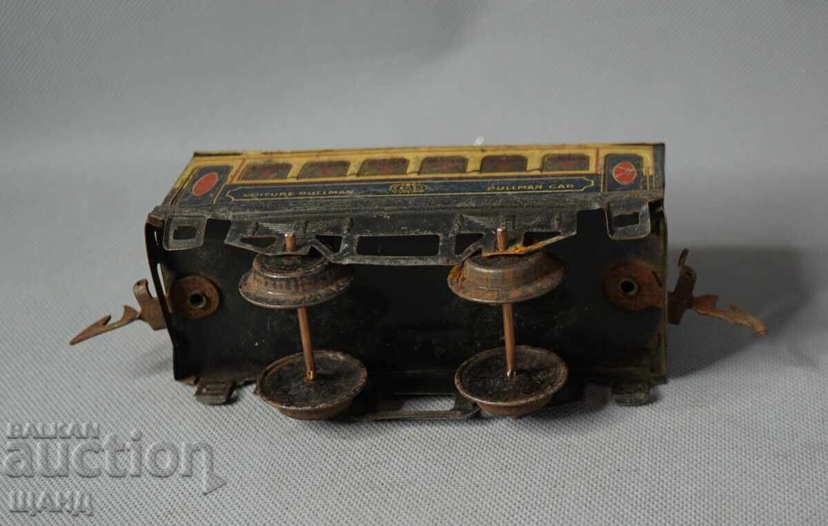 MECCANO Jucărie veche din metal vagon de pasageri - 5 MECCANO Jucărie veche din metal vagon de pasageri - 5