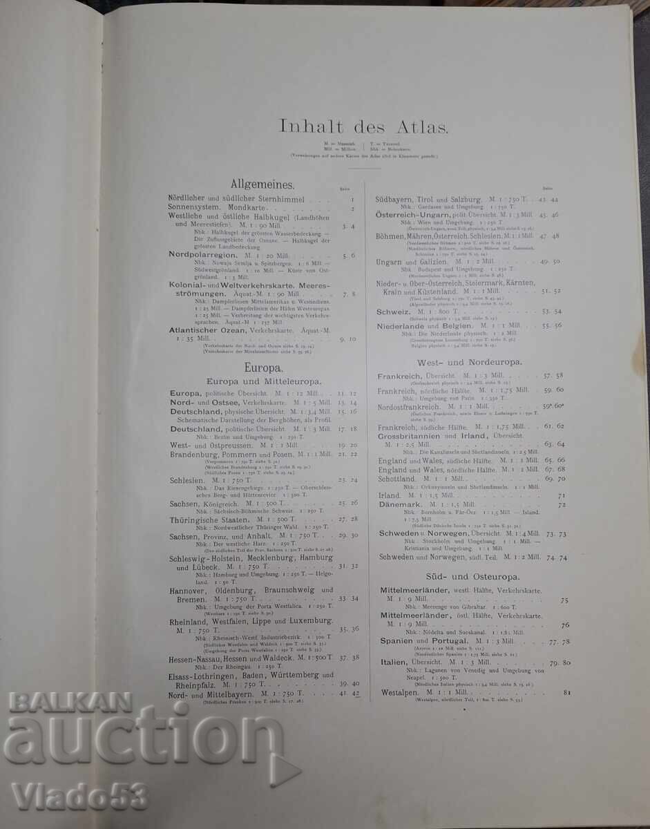 Andrees Allgemeiner Handatlas, από το 1896 - 7 Andrees Allgemeiner Handatlas, από το 1896 - 7