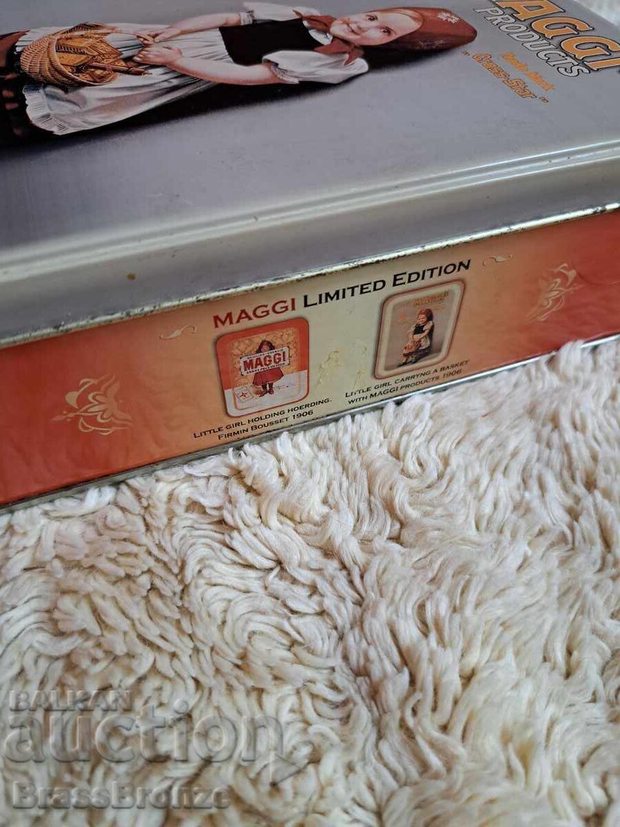Cutie metalică veche Maggi pentru depozitare cu preț € 12.00 | 23.47 BGN