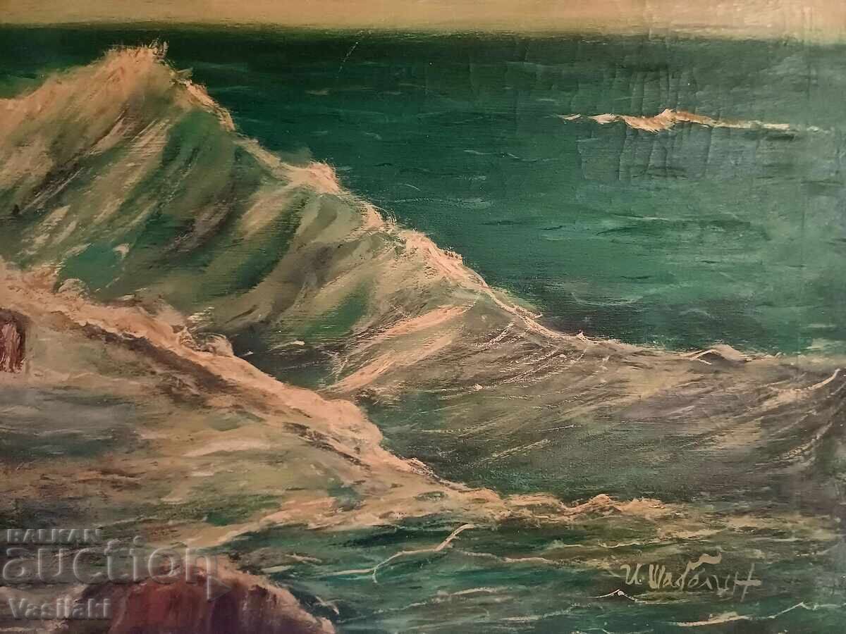 Delivery of Beautiful old oil painting on canvas Delivery of Beautiful old oil painting on canvas