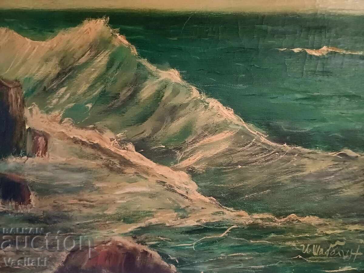 Beautiful old oil painting on canvas - 6 Beautiful old oil painting on canvas - 6