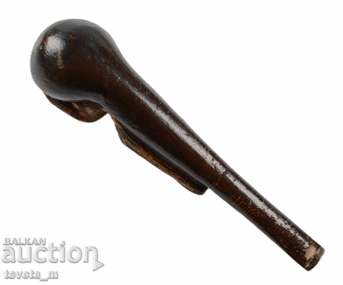 Pipă veche din lemn cu sculptură manuală cu preț € 6.00 | 11.74 BGN