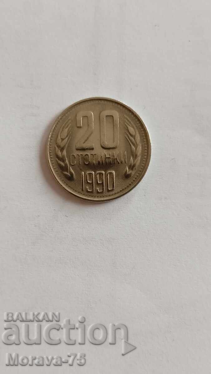 20 de cenți 1990