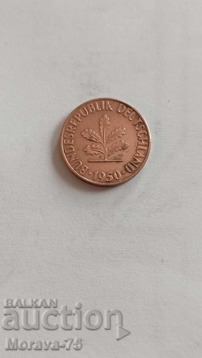 1 pfenig 1950 Germania cu preț € 2.00 | 3.91 BGN