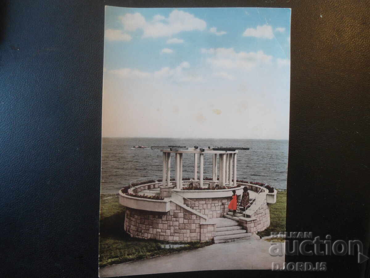 VARNA. Stațiunea "Drujba" - Pergola, Carte poștală veche VARNA. Stațiunea "Drujba" - Pergola, Carte poștală veche