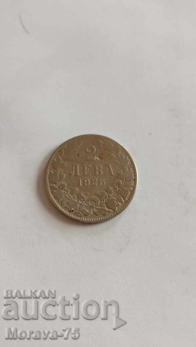 2 BGN 1925 fără linie