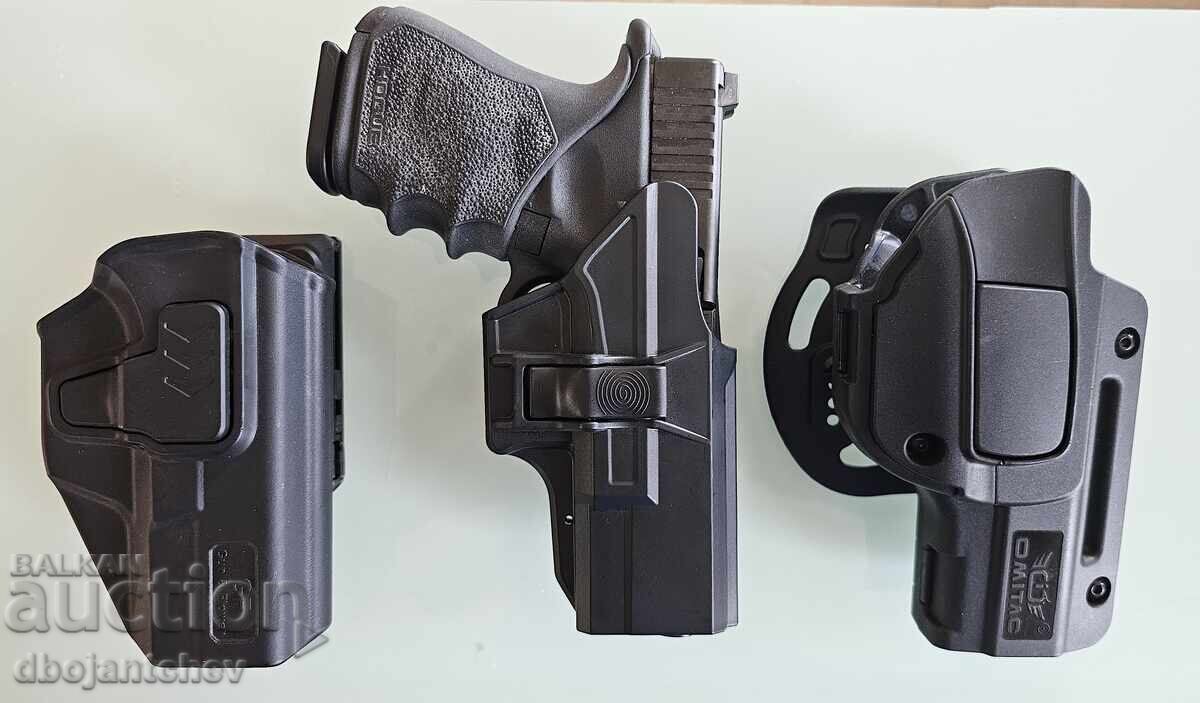 Auction  3 modern holsters for Glock 19 (Gen 5)