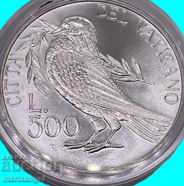 500 lire 1998 Vatican argint cutie certificat UNC