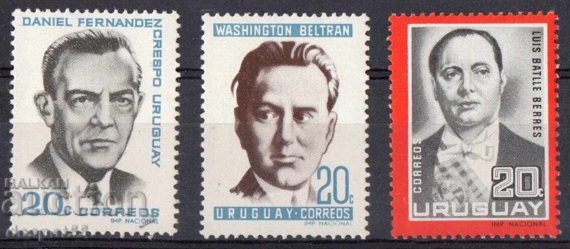 1966. Uruguay. Foști președinți ai Uruguayului 1966. Uruguay. Foști președinți ai Uruguayului