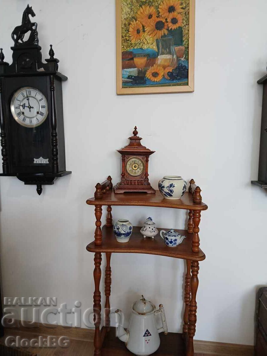 Raft de expunere vintage din lemn